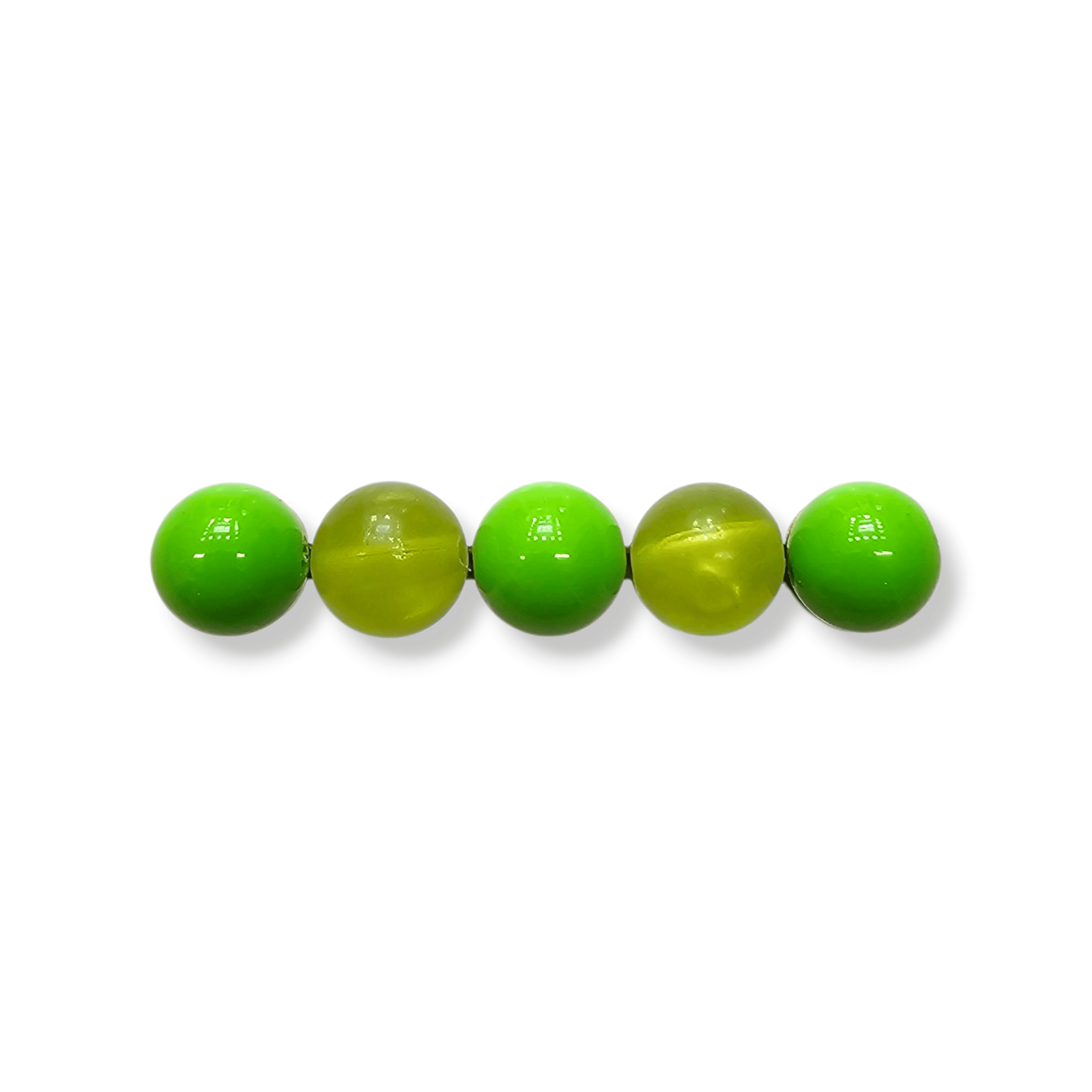 Broche verde limón Cilantro_ Broche de bolitas Cilantro - Imagen 3