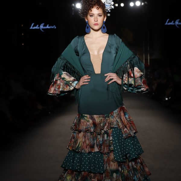 Vestido verde botella Nuba